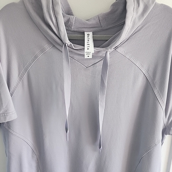Athleta Cabana Tunic Hoodie Dress size Medium in lavender - Picture 7 of 9